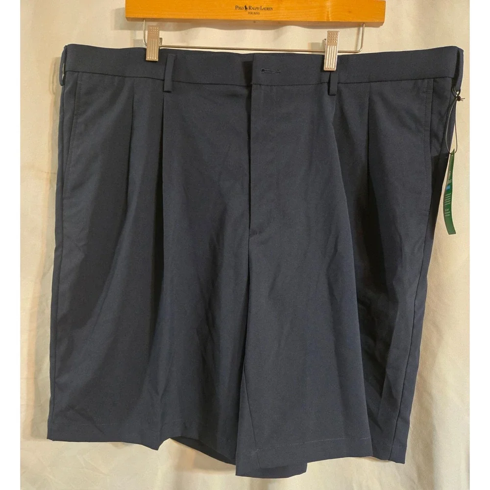 Men's Pro Tour Pleated Shorts Navy 42W